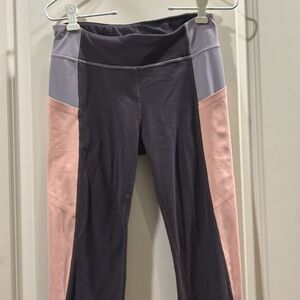 Athleta Girl Crazy Big Dreams multi color Leggings w/pocket pouches size XXL/16